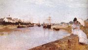 Berthe Morisot The port of Lorient Sweden oil painting artist